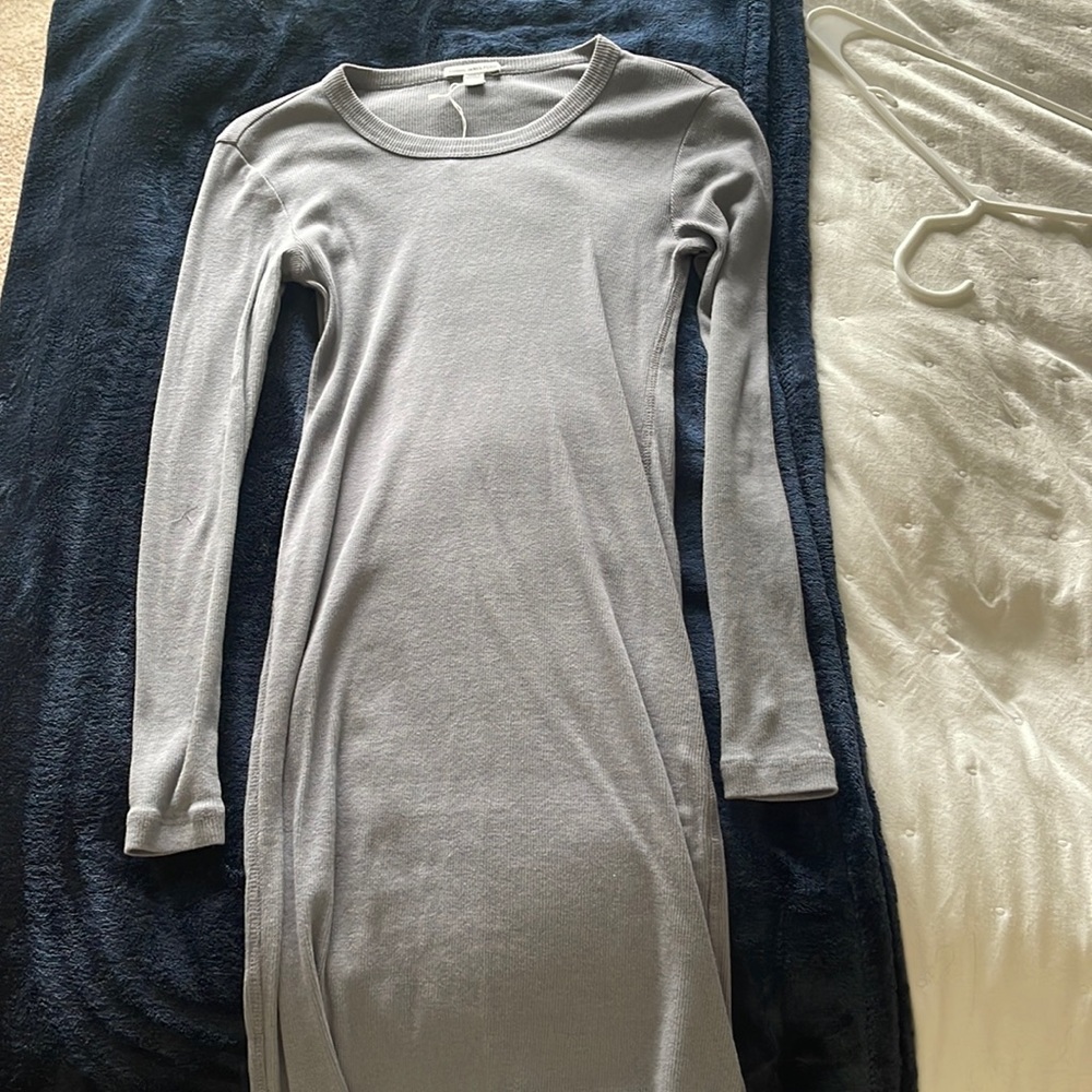 Size 0 JAMESPERSE long black cotton dress